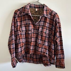 PILCRO - Plaid Button-Up Shirt